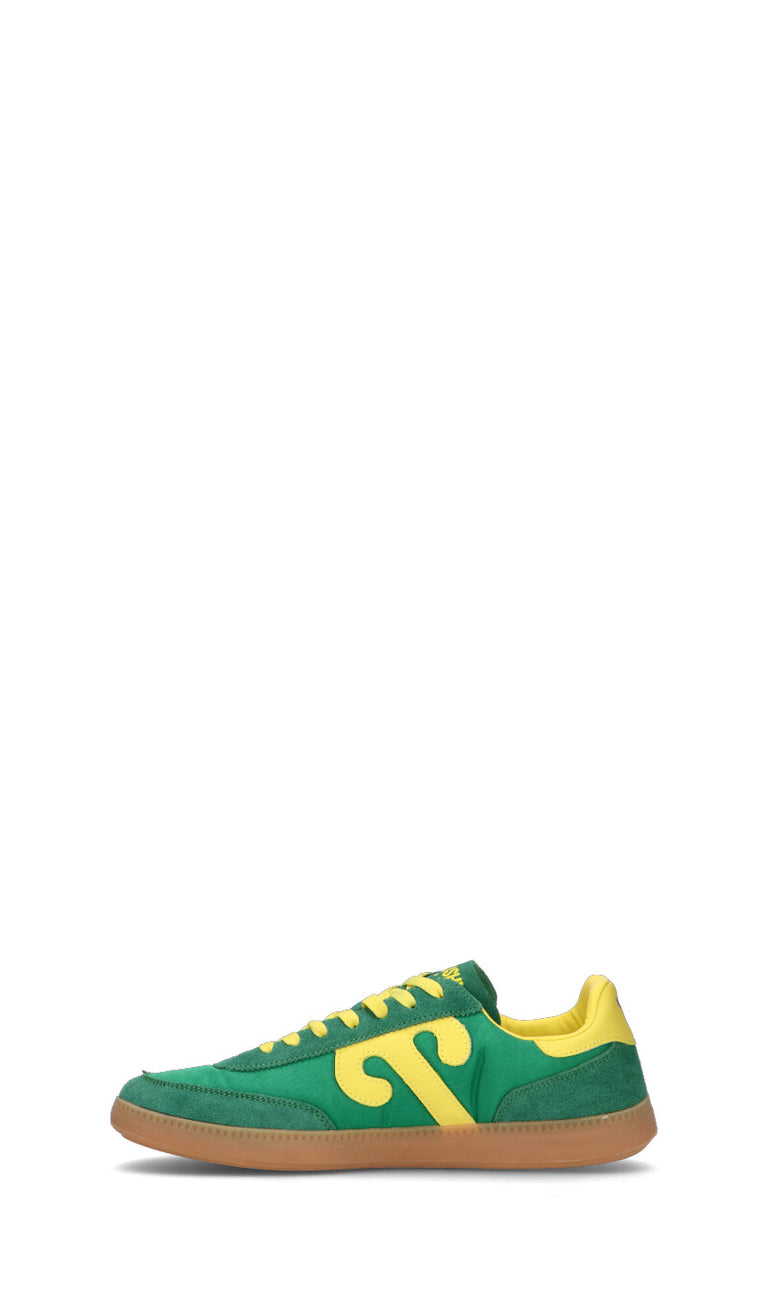 WUSHU Sneaker uomo verde/gialla