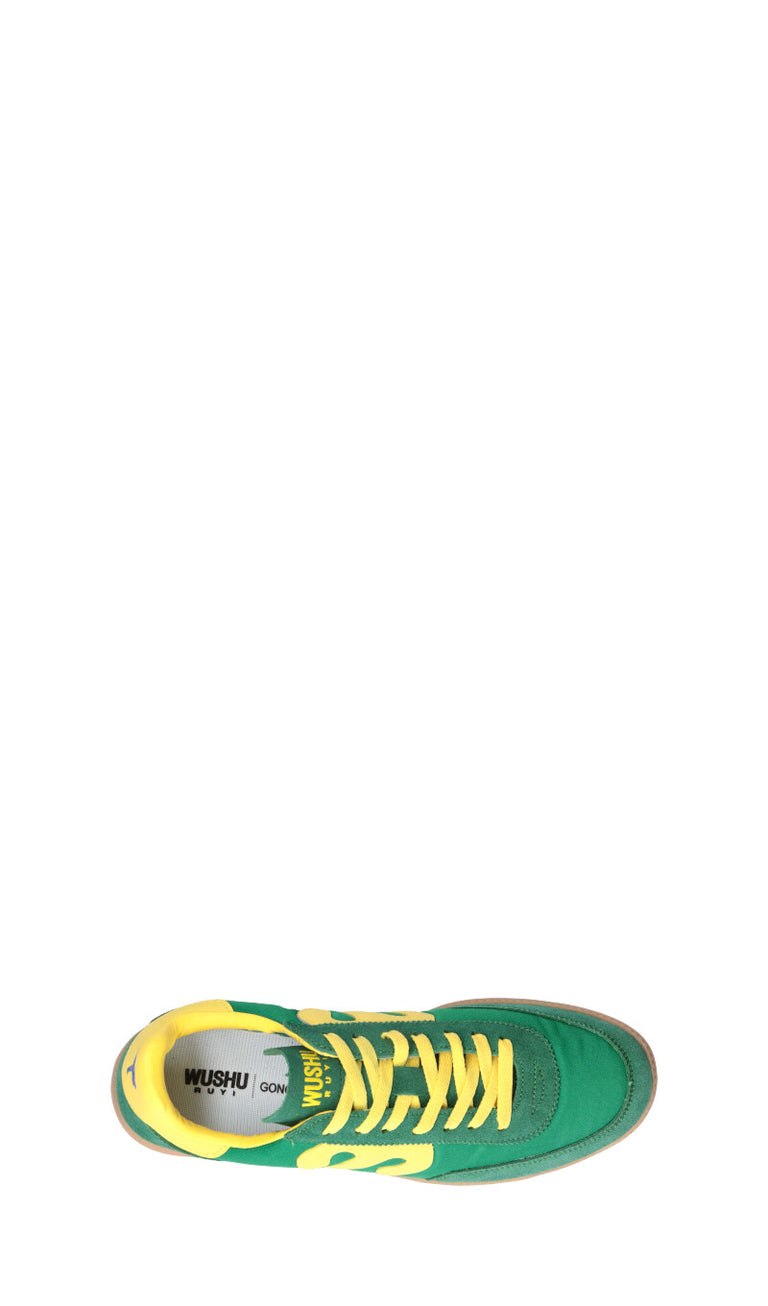 WUSHU Sneaker uomo verde/gialla