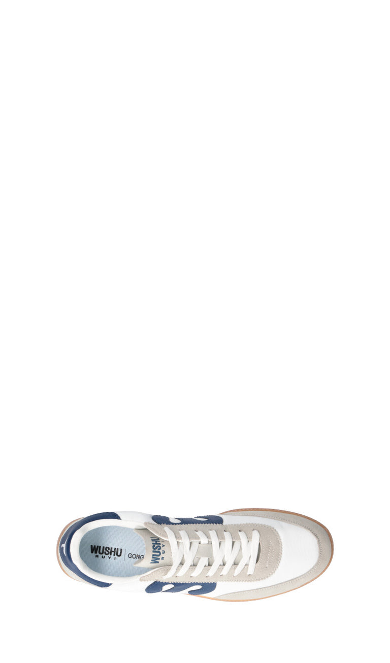 WUSHU Sneaker uomo bianca/blu
