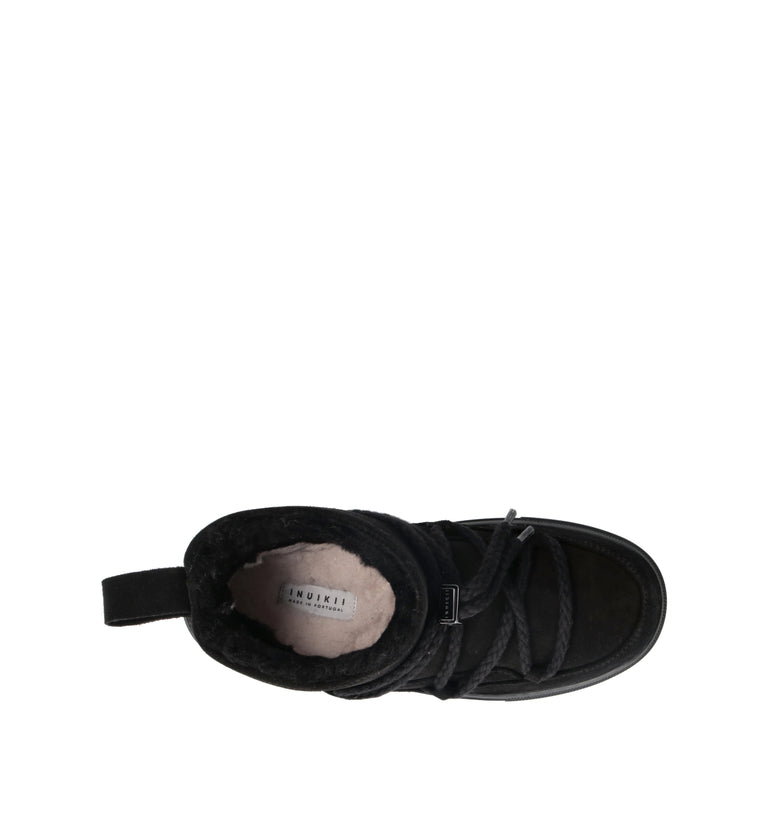 INUIKII Doposci donna nero in suede