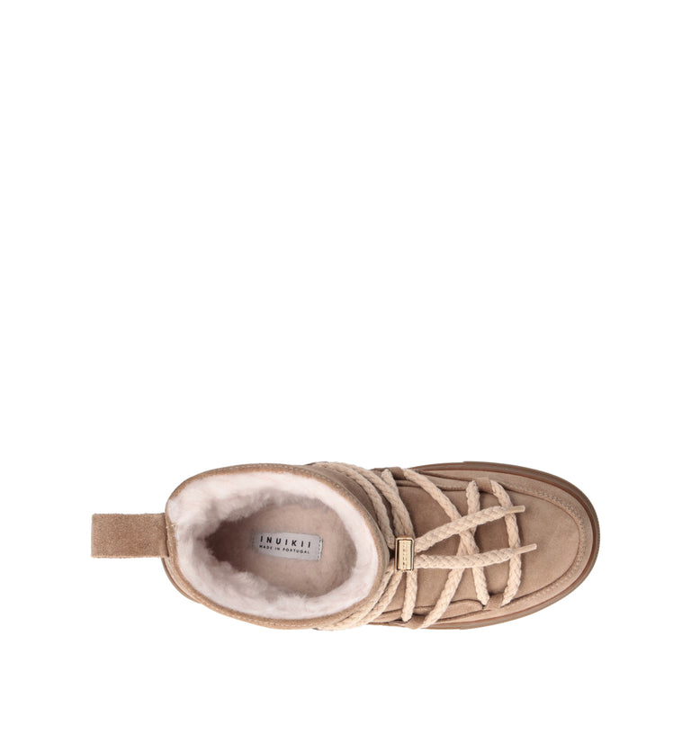 INUIKII Doposci donna beige in suede