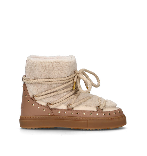 INUIKII Doposci donna beige in pelliccia