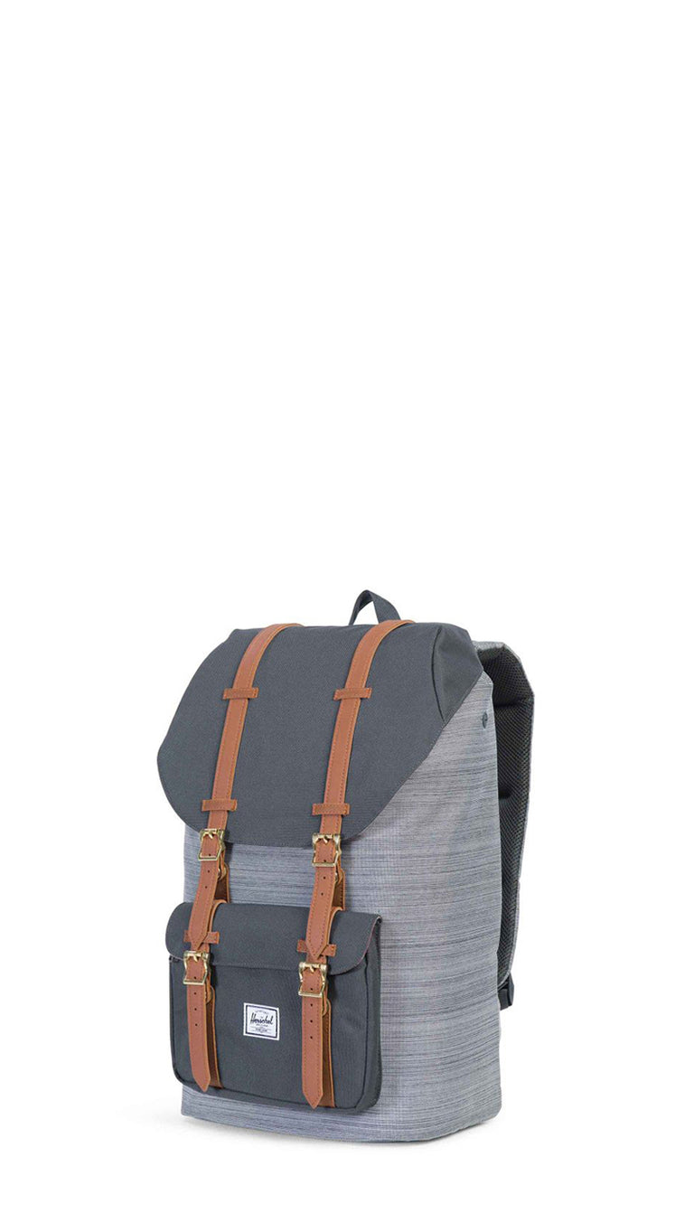 HERSCHEL LITTLE AMERICA Zaino grigio in tessuto