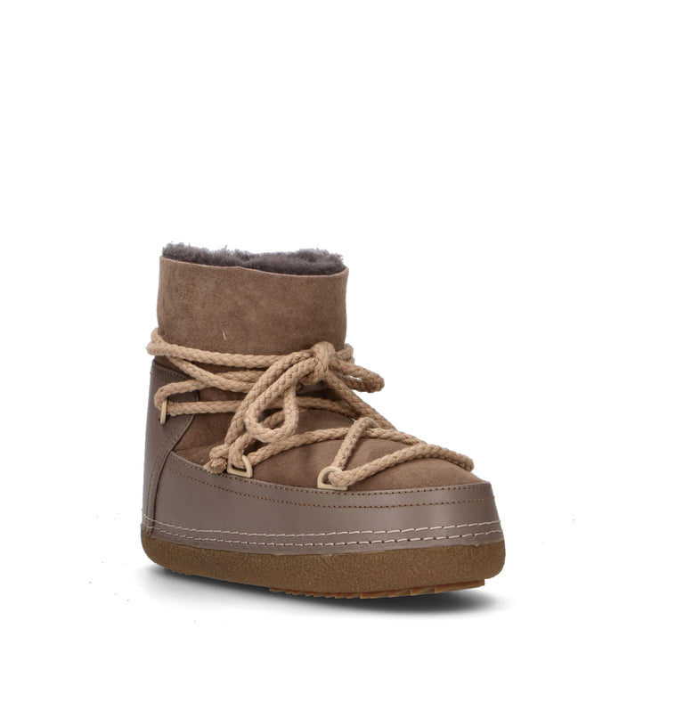 INUIKII Doposci donna taupe in suede