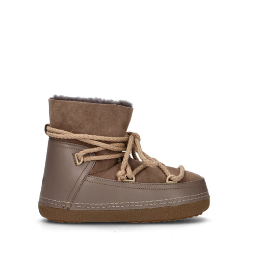 INUIKII Doposci donna taupe in suede