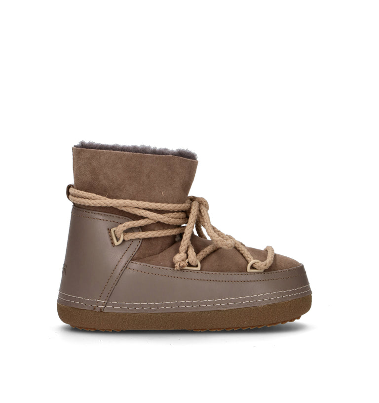 INUIKII Doposci donna taupe in suede
