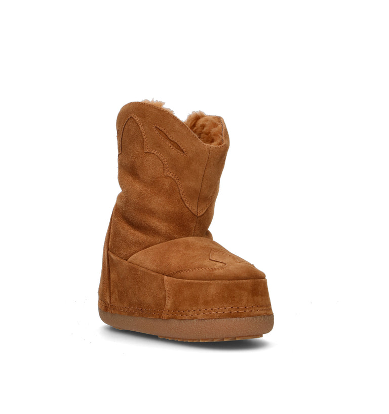 INUIKII Doposci donna marrone in suede