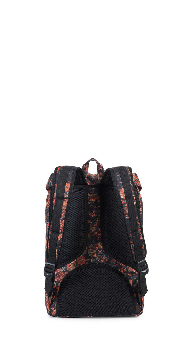 HERSCHEL LITTLE AMERICA MID Zaino nero fantasia tessuto