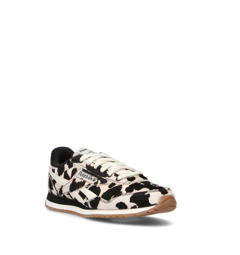 REEBOK Sneaker donna bianca/nera in cavallino