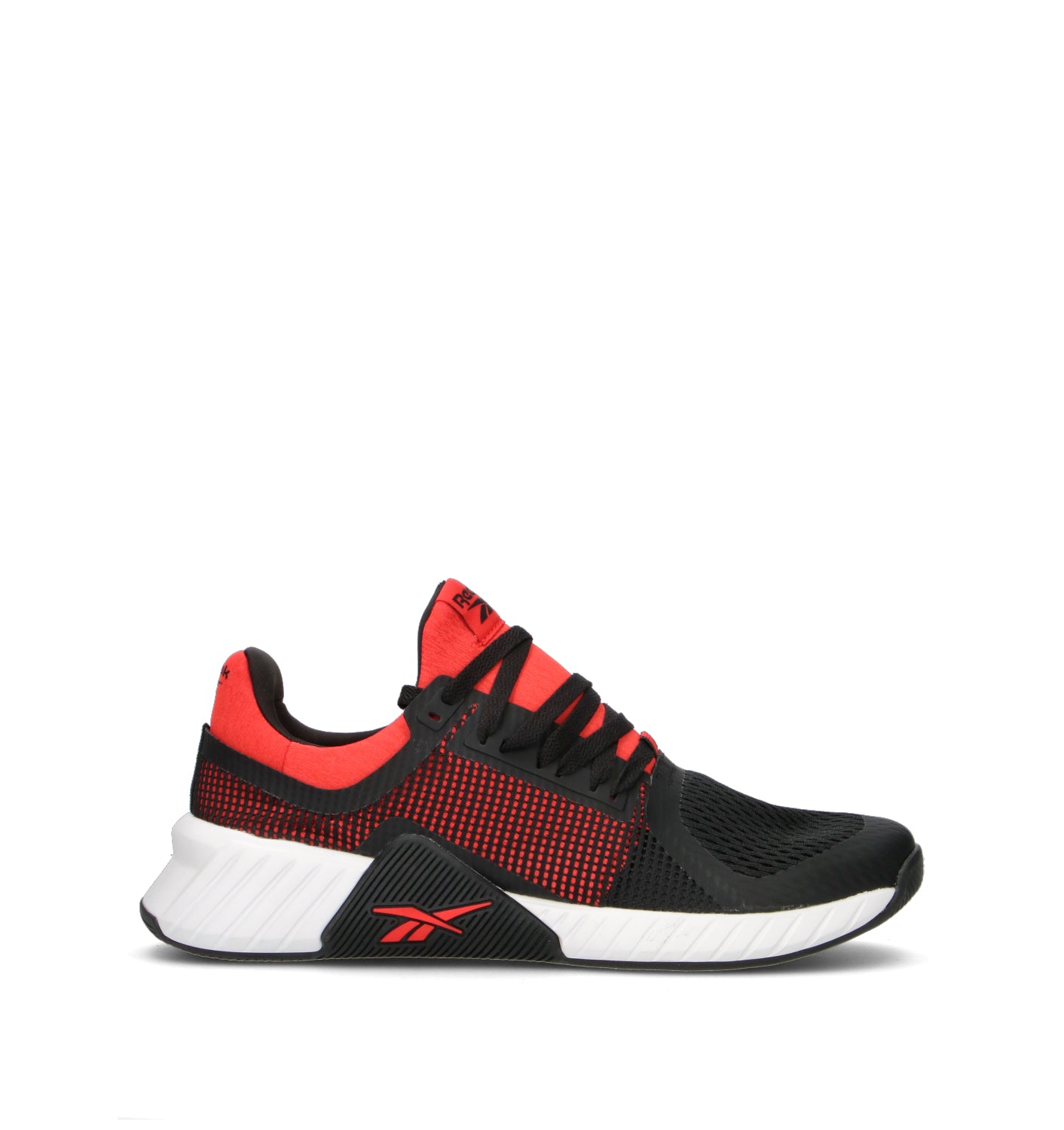 REEBOK Sneaker uomo nera/rossa