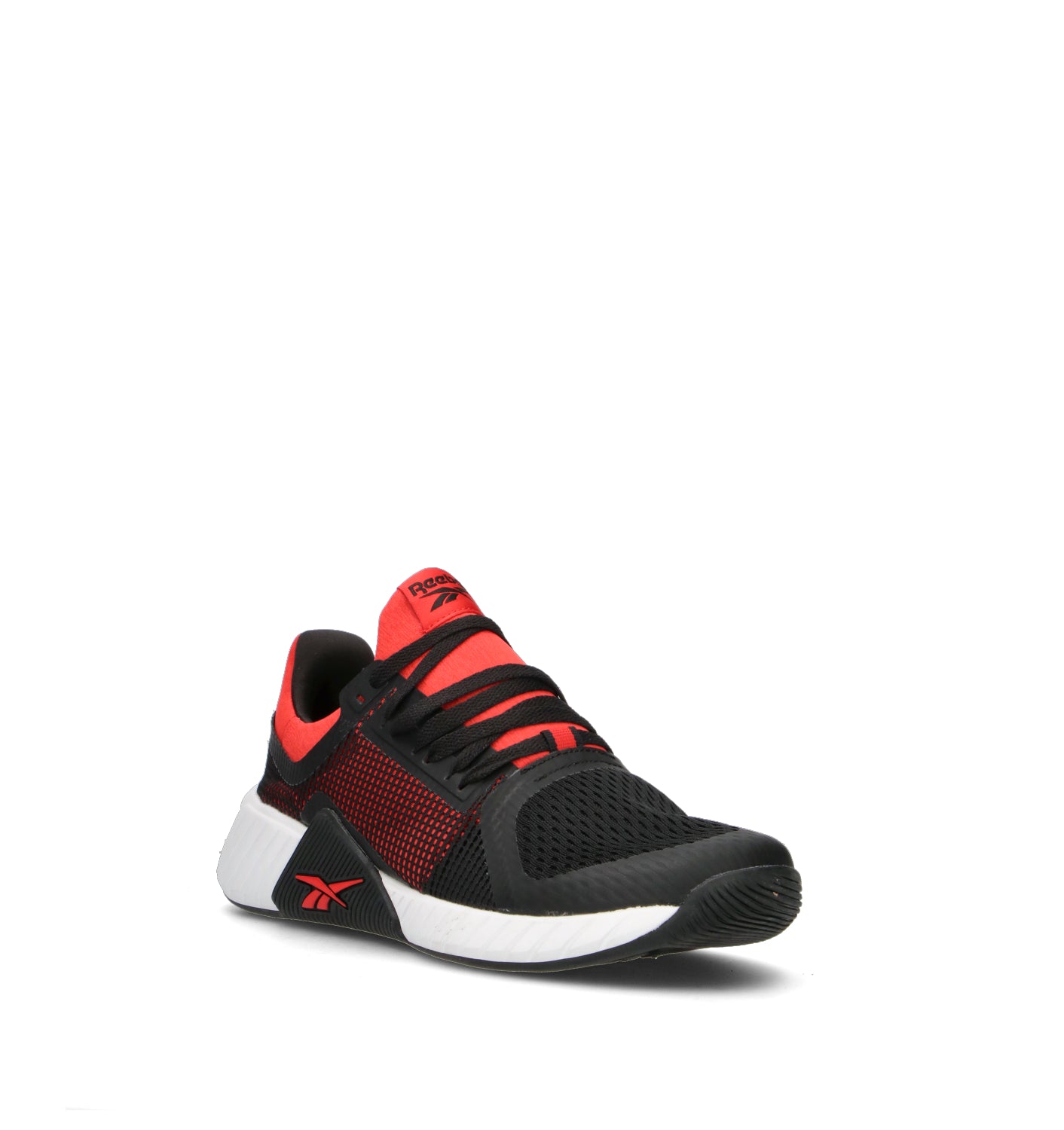 REEBOK Sneaker uomo nera/rossa