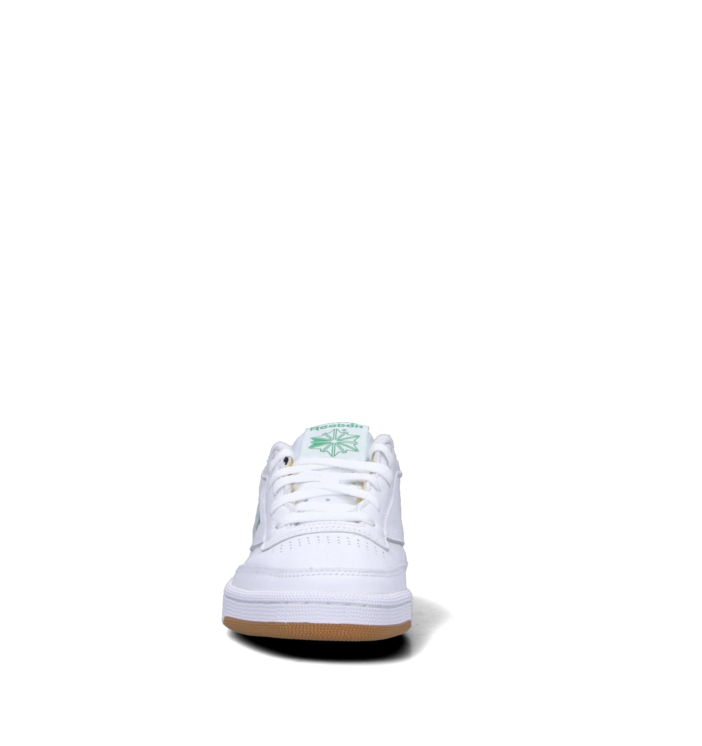 REEBOK Sneaker uomo bianca/verde in pelle