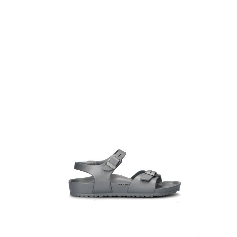 BIRKENSTOCK RIO Sandalo bimbo/a argento in EVA