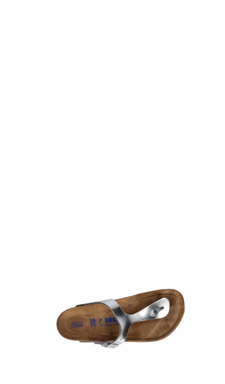 BIRKENSTOCK GIZEH Ciabatta donna argento
