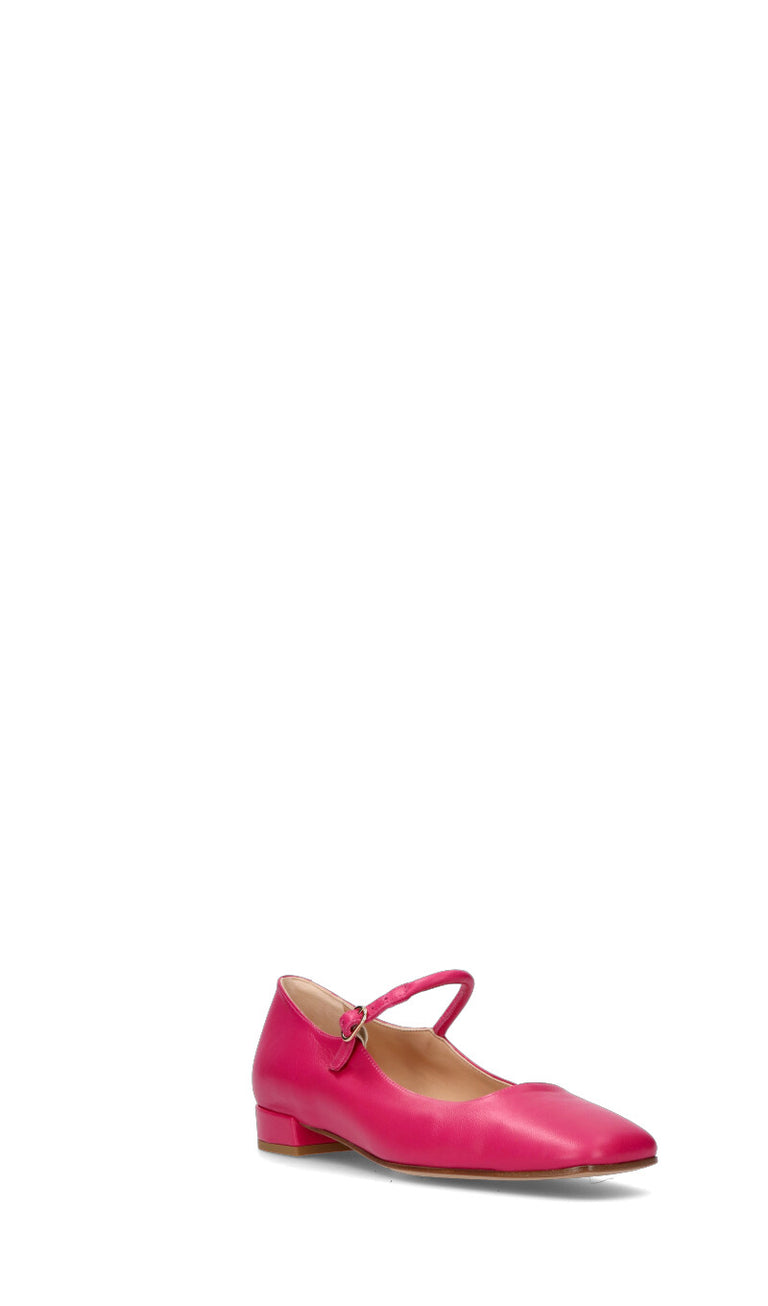 JUBILE' Ballerina donna rosa in pelle