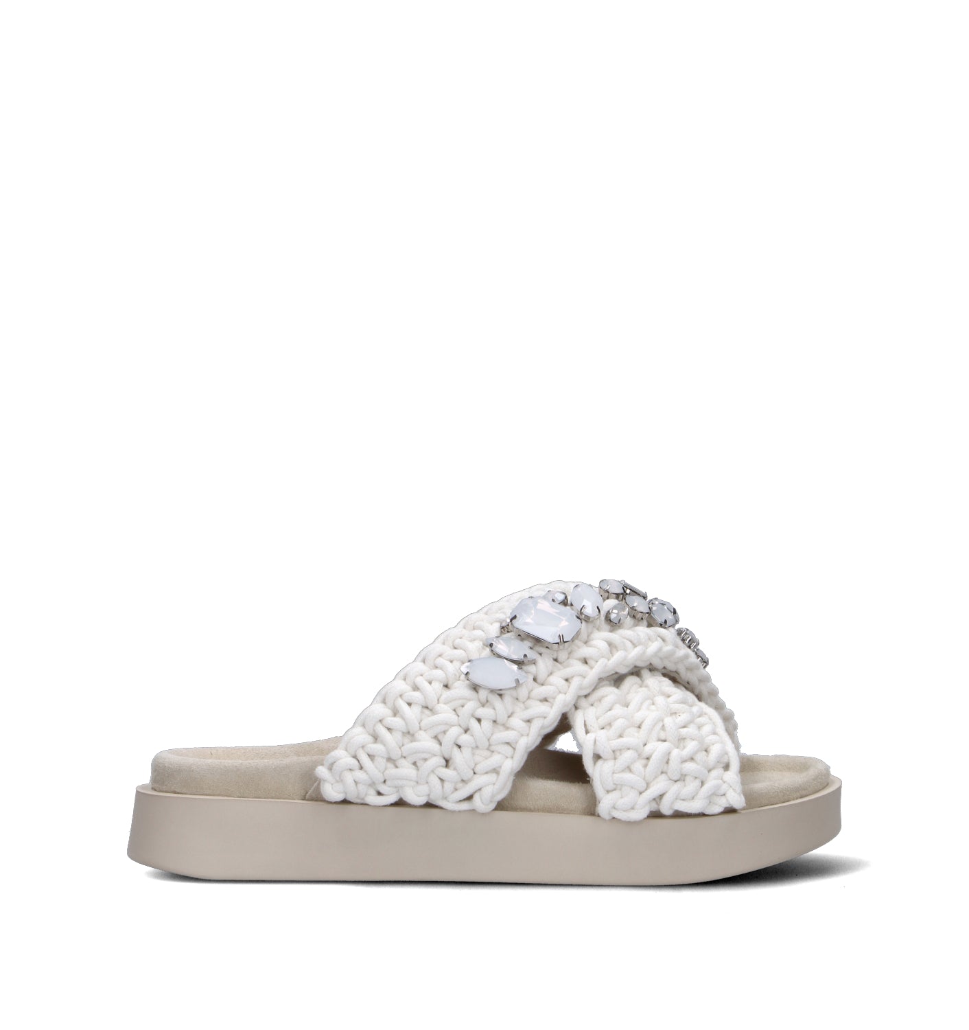 INUIKII Ciabatta donna bianca