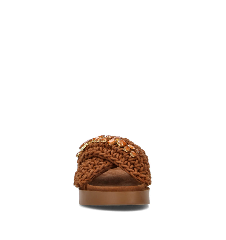 INUIKII Ciabatta donna marrone