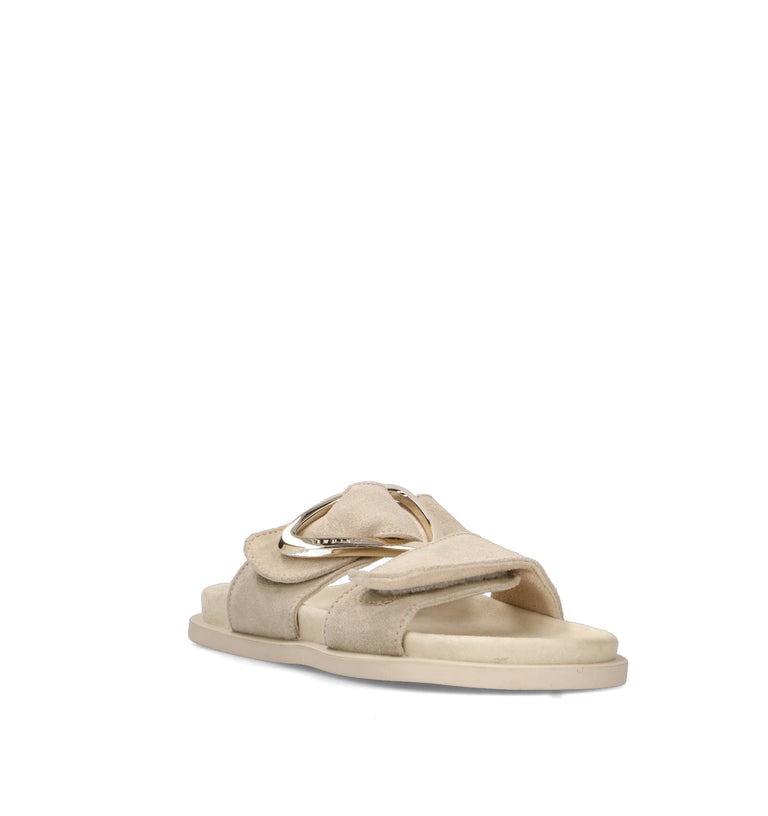 INUIKII Ciabatta donna grigia in suede