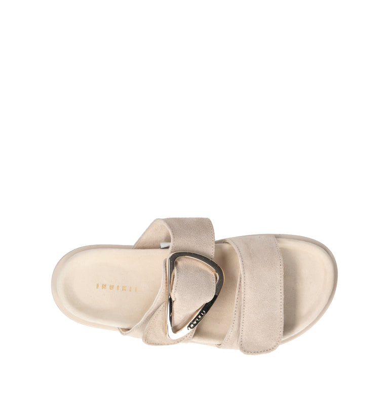 INUIKII Ciabatta donna grigia in suede
