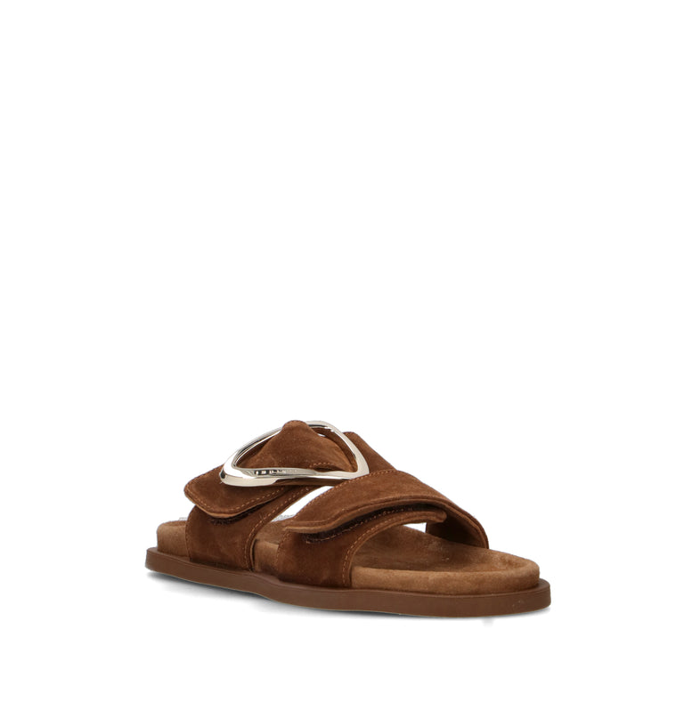 INUIKII Ciabatta donna marrone in suede