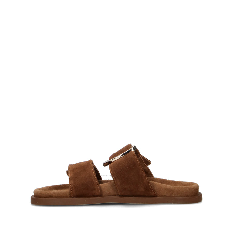 INUIKII Ciabatta donna marrone in suede