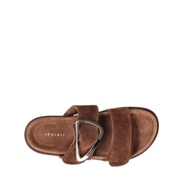 INUIKII Ciabatta donna marrone in suede
