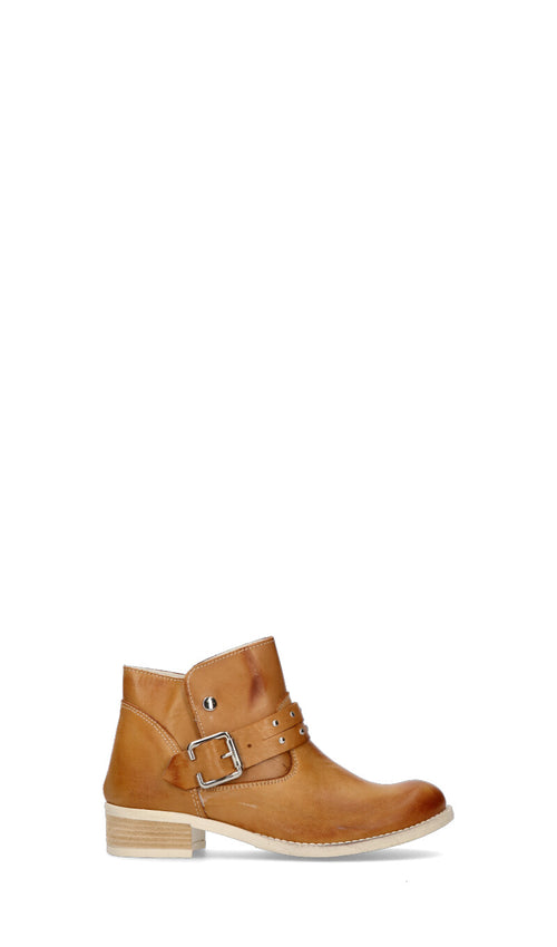 NEROFUMO Tronchetto donna marrone in pelle
