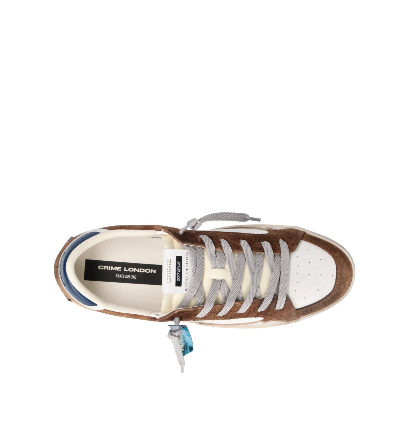 CRIME Sneaker uomo multicolor in pelle