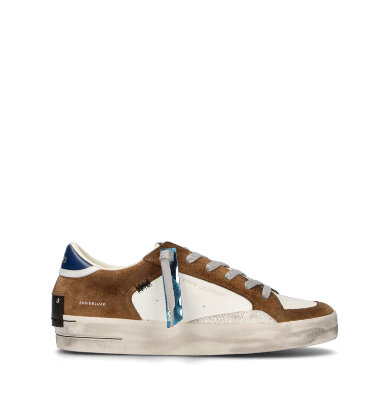 CRIME Sneaker uomo multicolor in pelle