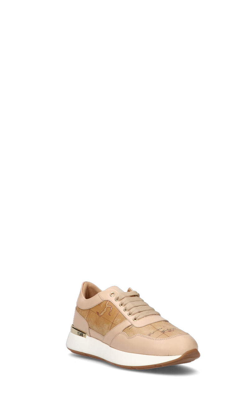 ALVIERO MARTINI Sneaker donna naturale in pelle