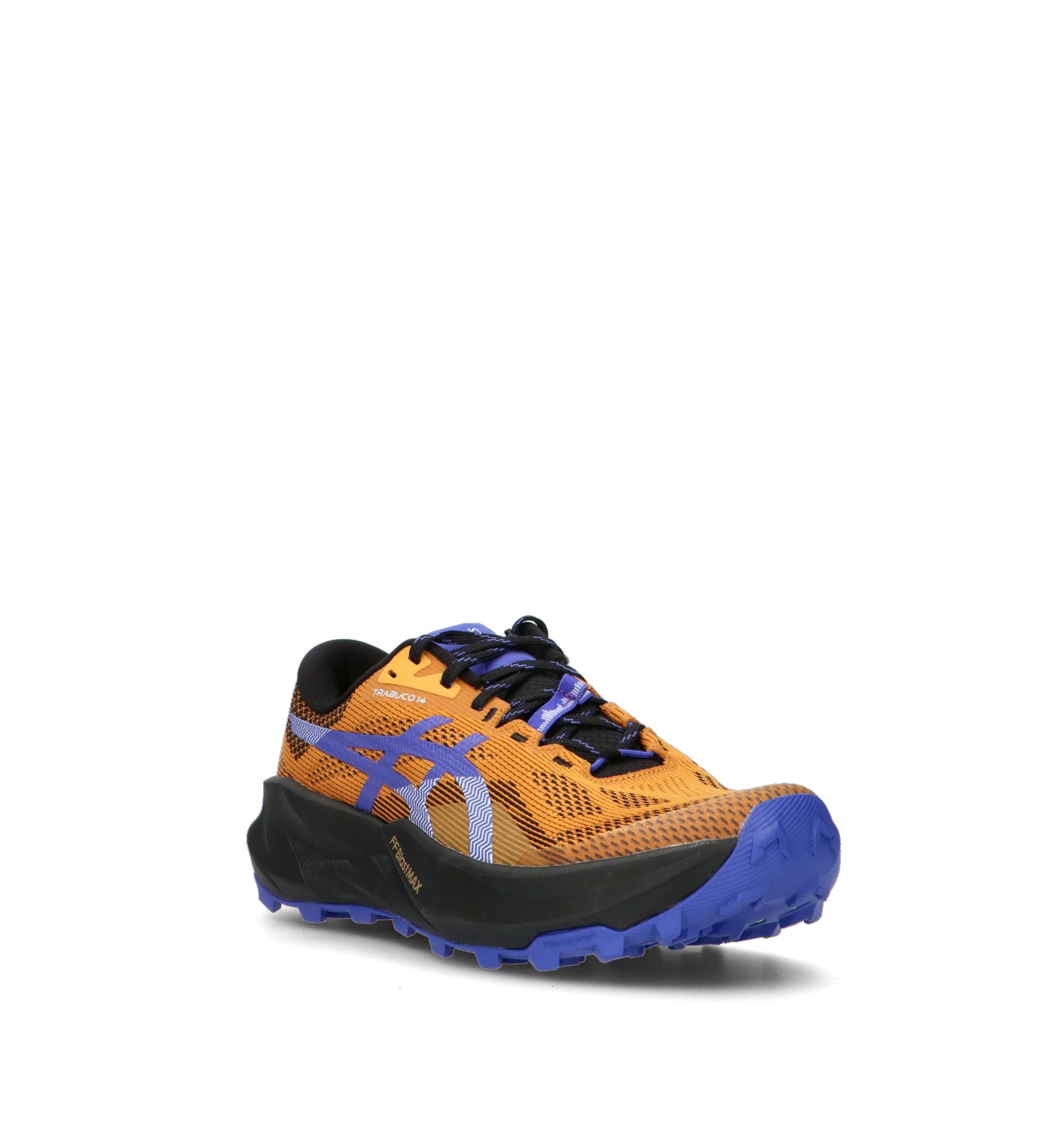 ASICS TRABUCO 14 Scarpa running uomo arancio/blu