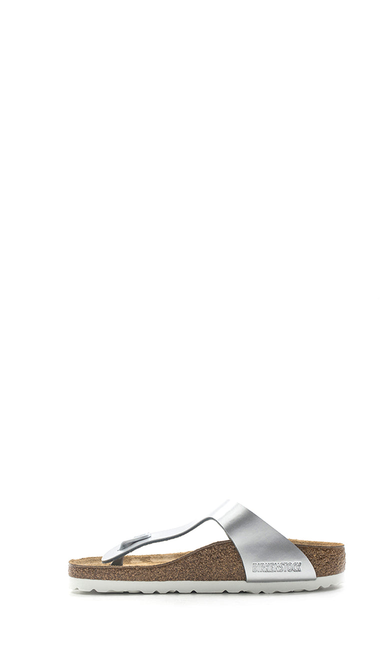 BIRKENSTOCK GIZEH KIDS Ciabatta bimba argento