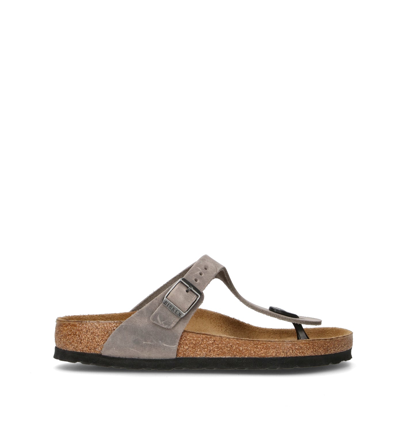 BIRKENSTOCK GIZEH BS Ciabatta donna grigia in pelle