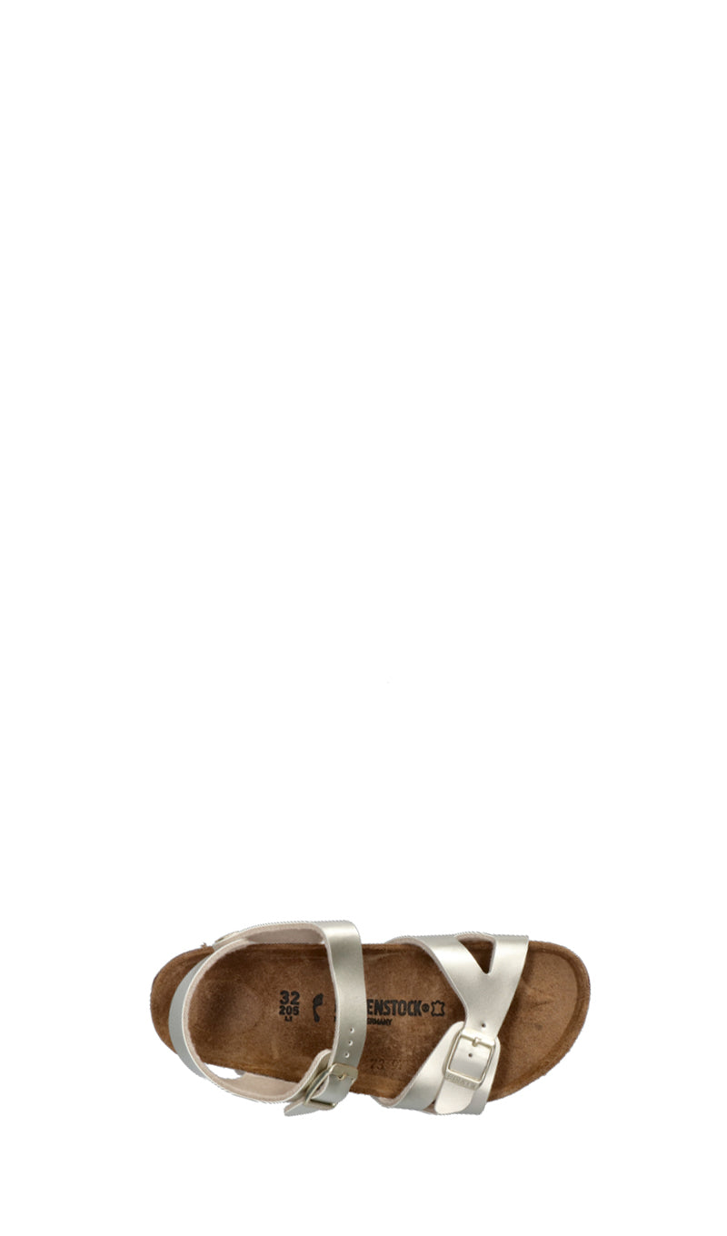 BIRKENSTOCK RIO Sandalo bimba oro