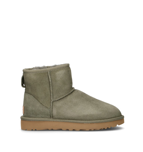 UGG Stivaletto pelo donna moss green in suede