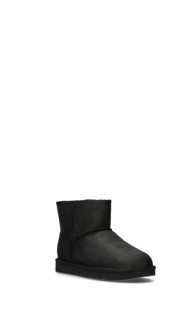 UGG MINI Ugg donna nero in pelle