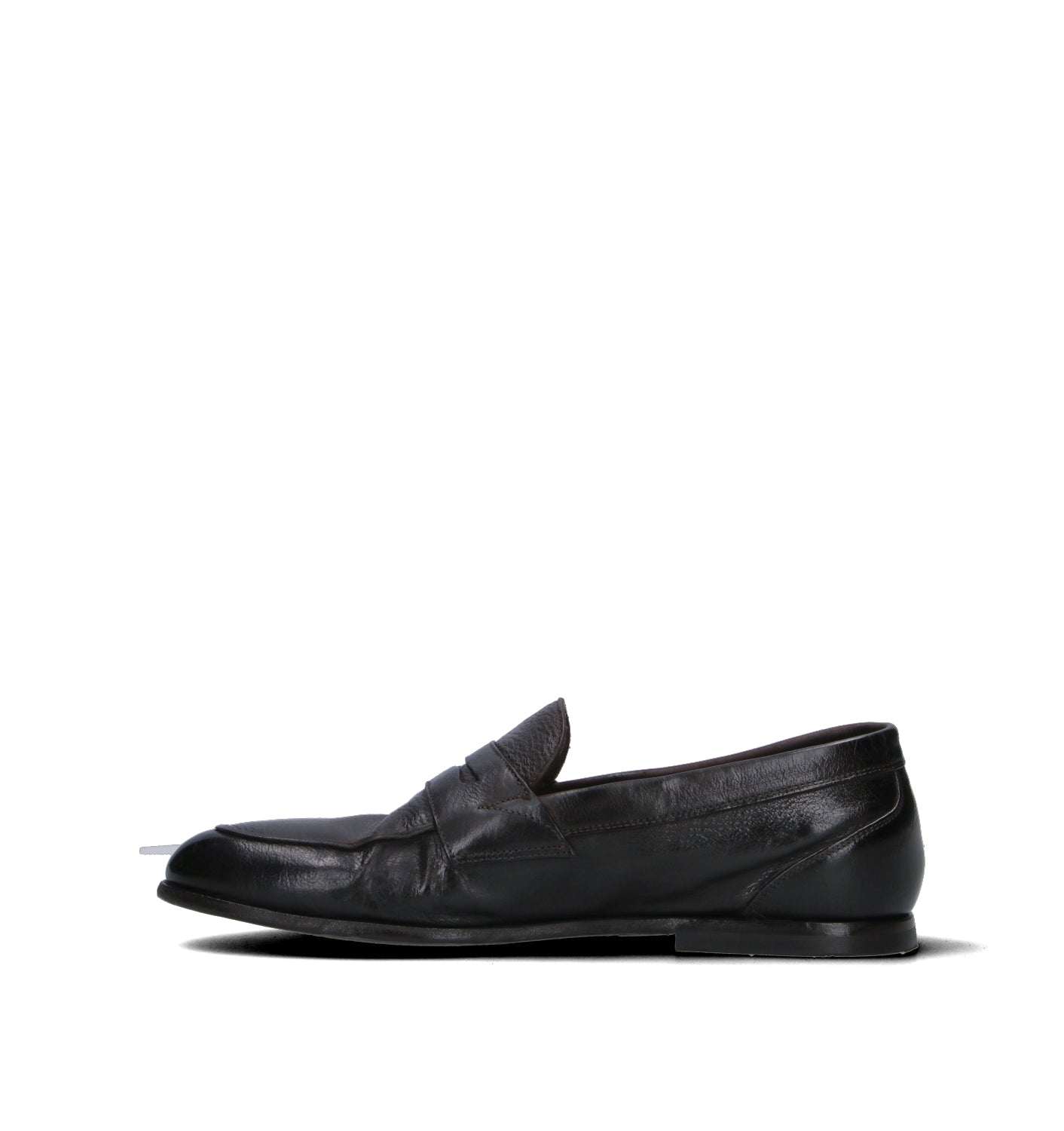 GREEN GEORGE Mocassino uomo nero in pelle