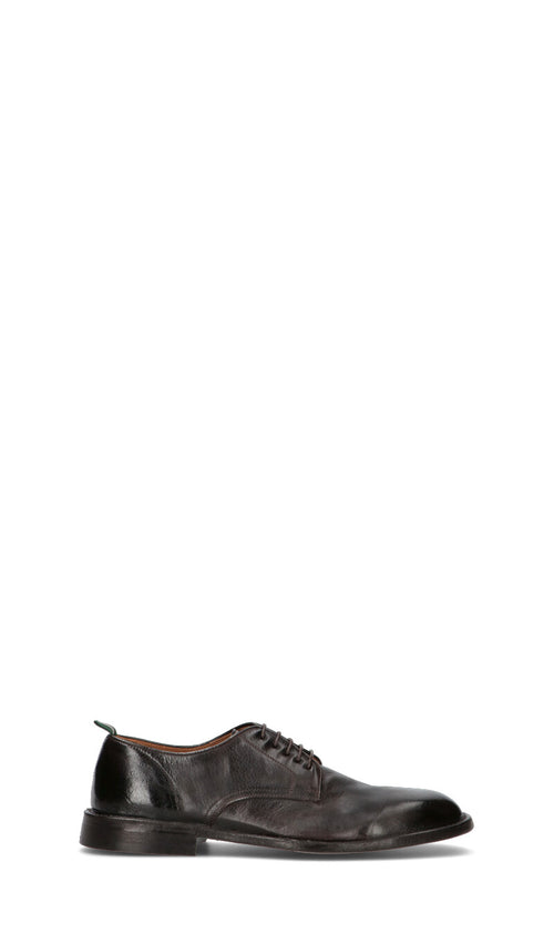GREEN GEORGE Stringata uomo marrone in pelle