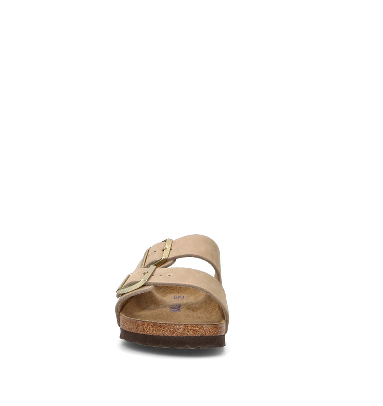 BIRKENSTOCK ARIZONA BS Ciabatta donna beige in nabuck