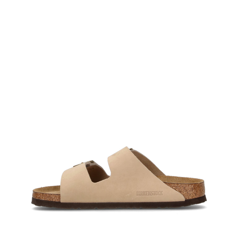BIRKENSTOCK ARIZONA BS Ciabatta donna beige in nabuck
