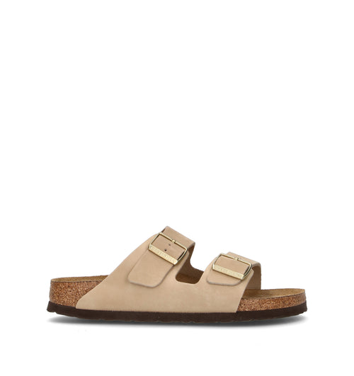 BIRKENSTOCK ARIZONA BS Ciabatta donna beige in nabuck