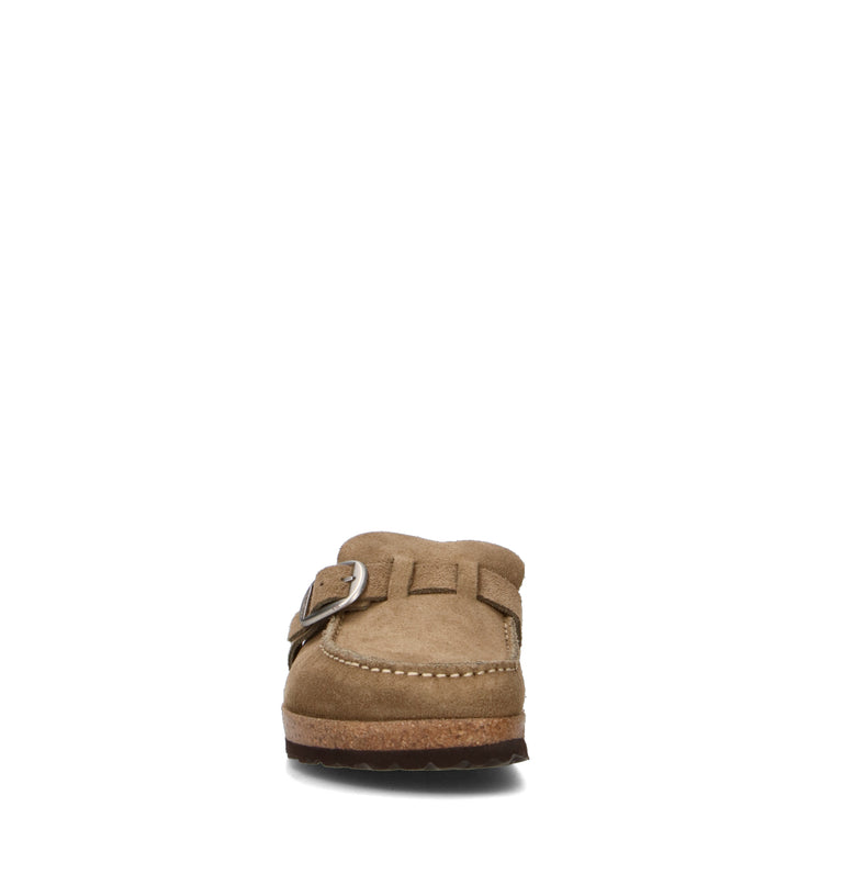 BIRKENSTOCK BUCKLEY Sabot donna taupe in suede