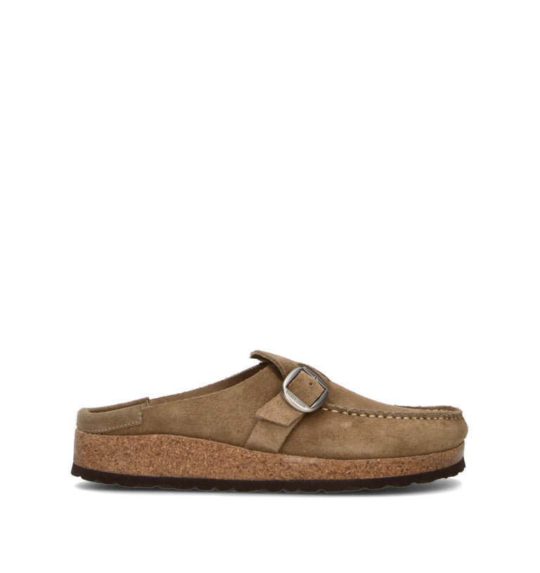 BIRKENSTOCK BUCKLEY Sabot donna taupe in suede