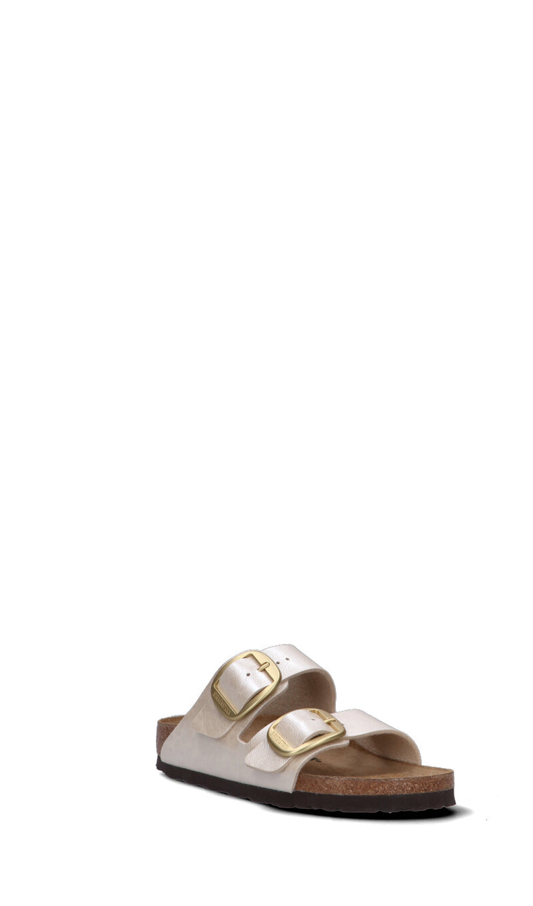 BIRKENSTOCK ARIZONA BUCKLE Ciabatta donna bianca