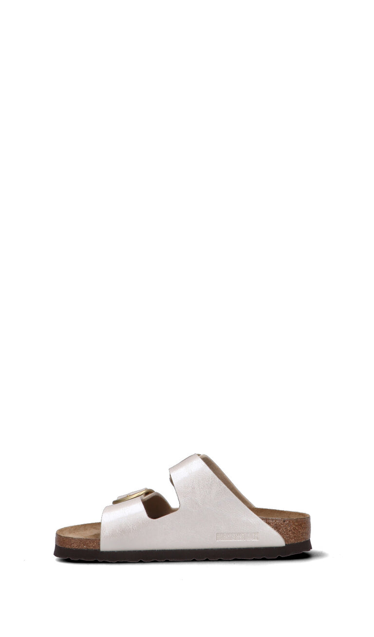 BIRKENSTOCK ARIZONA BUCKLE Ciabatta donna bianca
