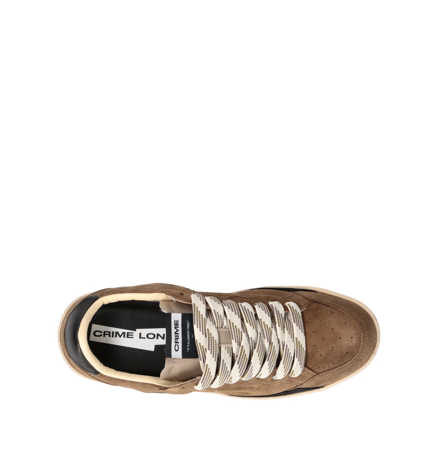 CRIME Sneaker uomo militare in suede