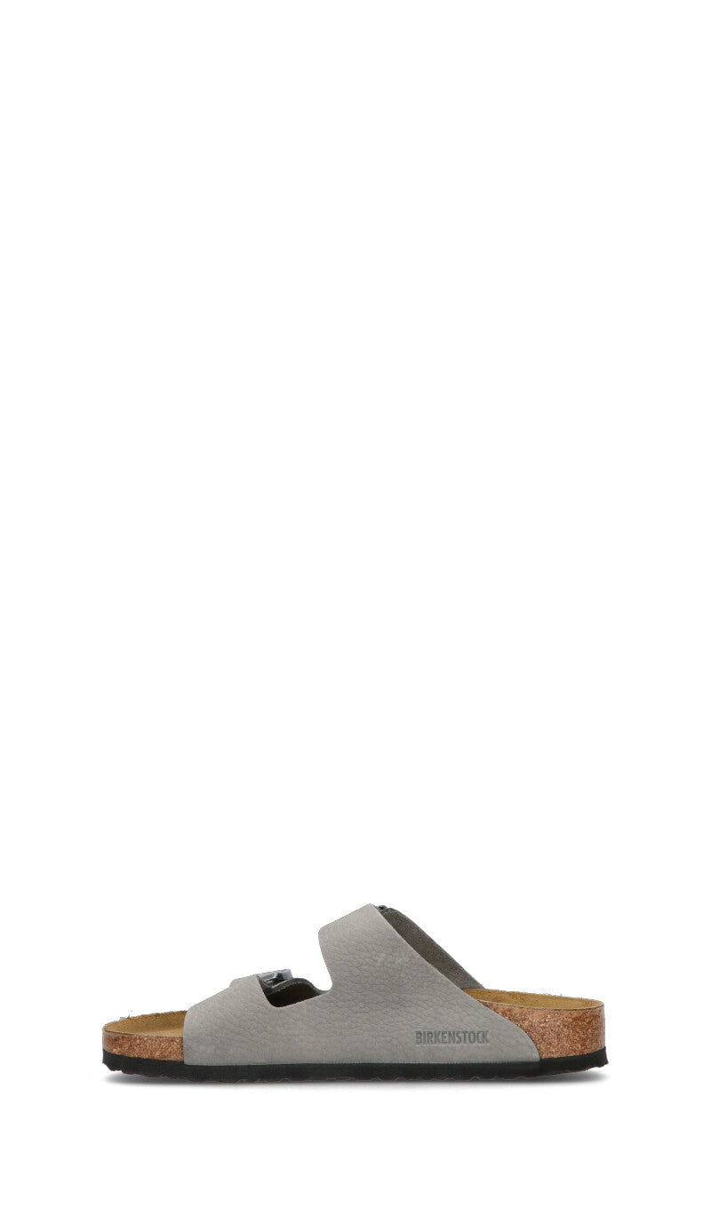 BIRKENSTOCK - ARIZONA BS Ciabatta uomo grigia in pelle