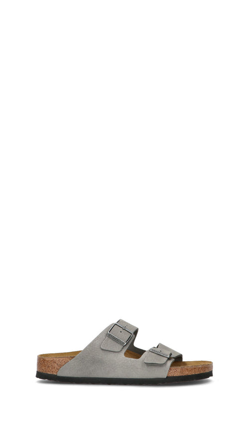 BIRKENSTOCK - ARIZONA BS Ciabatta uomo grigia in pelle