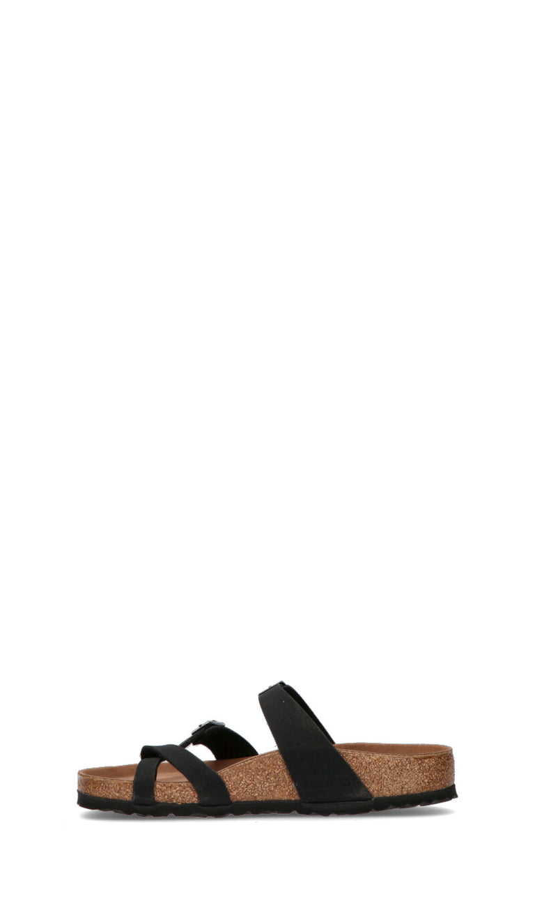 BIRKENSTOCK Ciabatta donna nera/marrone