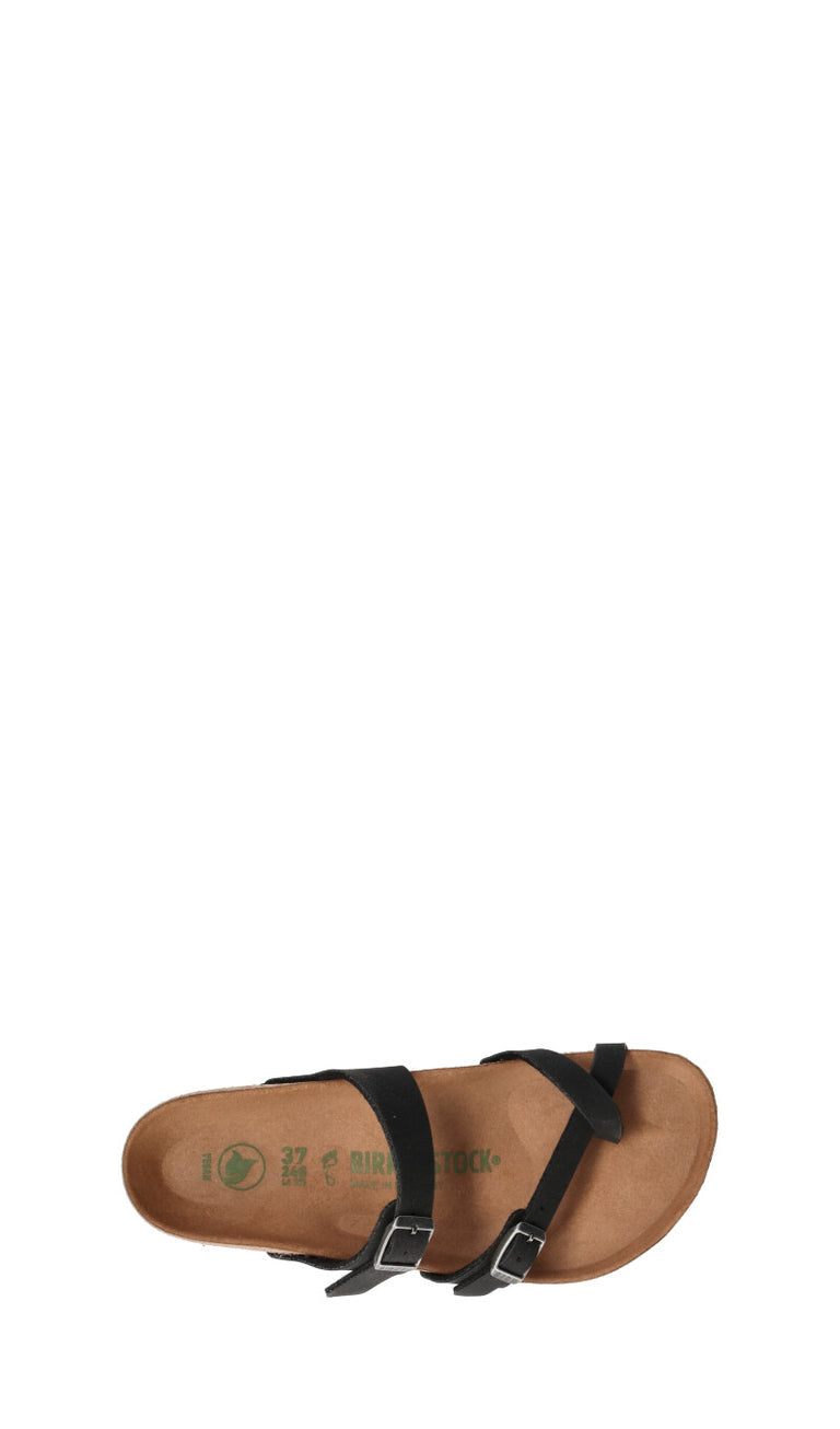 BIRKENSTOCK Ciabatta donna nera/marrone